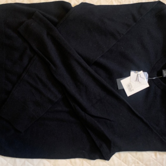 Cashmere - Men's DARK BLUE Sweater - Large - Picture 3 of 4